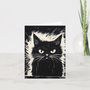 Snarky Cat BLAH BLAH BLAH Verjaardagskaart Kaart