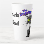 Snarky Cats Beker Latte Mok (Voorkant)