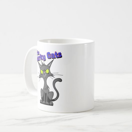 Snarky Cats Cup Koffiemok (Voorkant links)