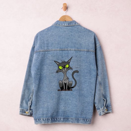 Snarky Cats Dames Demin Jacket (Hangar)