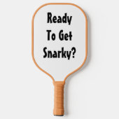 Snarky Cats Pickleball Baddies Paddle (Achterkant)