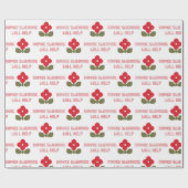 Snarky Cross Stitch Funny Adult Humor Irreverent Cadeaupapier (Vlak)