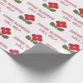 Snarky Cross Stitch Funny Adult Humor Irreverent Cadeaupapier (Hoek)