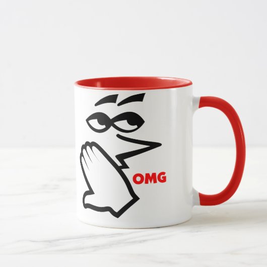 Snarky Dame OMG Koffiemok Mok (Rechts)