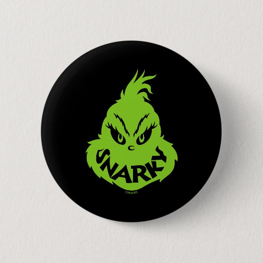 Snarky Face  Ronde Button 5,7 Cm (Voorkant)