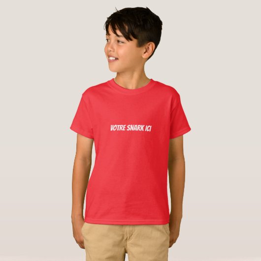 Snarky French T-shirt (Voorkant volledig)