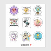 Snarky Funny Vinyl Stickers (Vel)