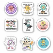 Snarky Funny Vinyl Stickers (Voorkant)