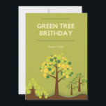 Snarky Green Tree Birthday Feestdagenkaart<br><div class="desc">Snarky Green Tree Birthday-ontwerp als cadeau voor je vriend en familie.</div>