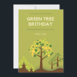 Snarky Green Tree Birthday Feestdagenkaart<br><div class="desc">Snarky Green Tree Birthday-ontwerp als cadeau voor je vriend en familie.</div>