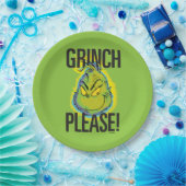 Snarky Grinch | Funny Grinch Alsjeblieft Papieren Bordje (Feest)