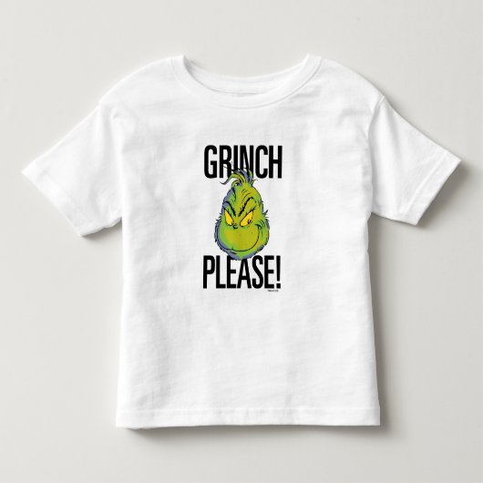 Snarky Grinch | Funny Grinch Please Quote Kinder Shirts (Voorkant)