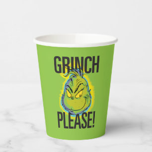 Snarky Grinch   Funny Grinch Please Quote Papieren Bekers