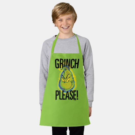 Snarky Grinch | Funny Grinch Please Quote Schort (Gedragen)