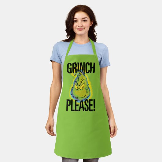 Snarky Grinch | Funny Grinch Please Quote Schort (Gedragen)