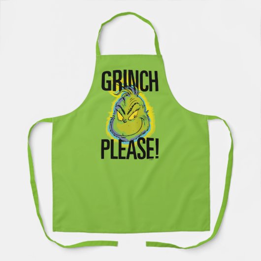 Snarky Grinch | Funny Grinch Please Quote Schort (Voorkant)