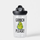 Snarky Grinch | Funny Grinch Please Quote Waterfles (Voorkant)