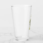 Snarky Grinch Funny I'm Only Talking to My Dog Glas (Rechts)