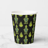 Snarky Grinch Funny I'm Only Talking to My Dog Papieren Bekers (Achterkant)