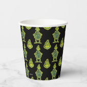 Snarky Grinch Funny I'm Only Talking to My Dog Papieren Bekers (Voorkant)