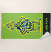 Snarky Grinch Funny I'm Only Talking to My Dog Strandlaken (Voorkant)