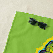 Snarky Grinch Funny I'm Only Talking to My Dog Strandlaken (In situ)