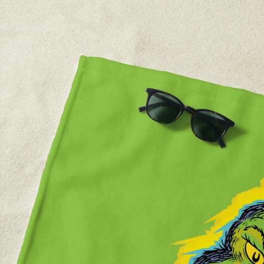 Snarky Grinch Funny I'm Only Talking to My Dog Strandlaken (In situ)