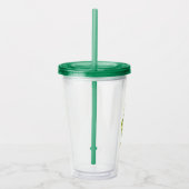 Snarky Grinch | Funny Let's Just not Quote Acryl Drinkbeker (Rechts)