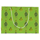 Snarky Grinch | Funny Let's Just not Quote Groot Cadeauzakje (Achterkant)