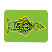 Snarky Grinch | Funny Let's Just not Quote Magneet (Horizontaal)