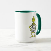 Snarky Grinch | Funny Let's Just not Quote Mok (Voorkant rechts)