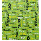 Snarky Grinch | Grampakking Snarky Douchegordijn (Voorkant)