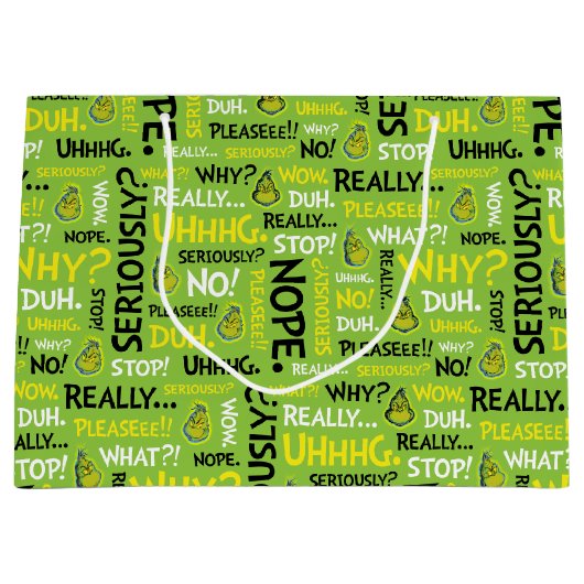 Snarky Grinch | Grampakking Snarky Groot Cadeauzakje (Voorkant)