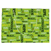 Snarky Grinch | Grampakking Snarky Groot Cadeauzakje (Achterkant)