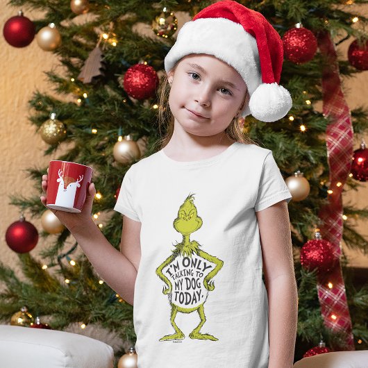 Snarky Grinch | Grappig dat ik alleen tegen mijn h T-shirt