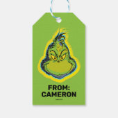 Snarky Grinch | Grappig, ik praat alleen met mijn  Cadeaulabel (Achterkant)