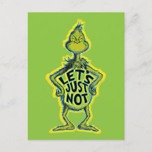 Snarky Grinch Grappig Laten We Het Maar Niet Cit Briefkaart