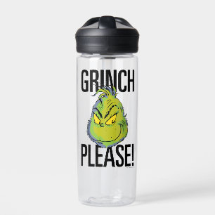 Snarky Grinch Grappige Grinch Alsjeblieft Quote Waterfles
