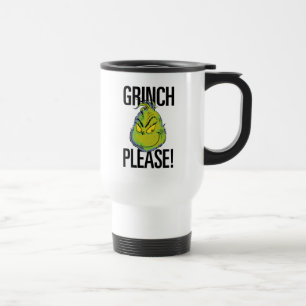 Snarky Grinch Grappige Grinch Alsjeblieft Reisbeker