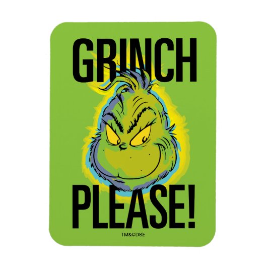Snarky Grinch | Grappige Grinch Graag citeren Magneet (Verticaal)