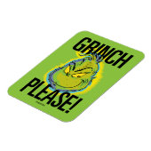 Snarky Grinch | Grappige Grinch Graag citeren Magneet (Linkerzijde)