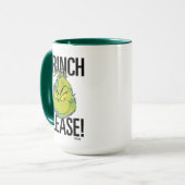 Snarky Grinch | Grappige Grinch Graag citeren Mok (Voorkant links)