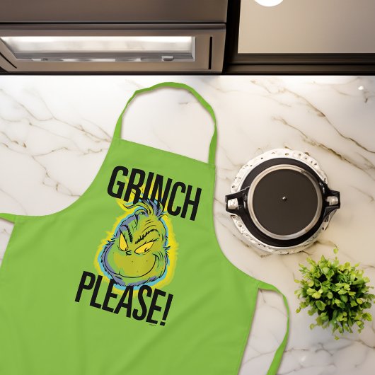 Snarky Grinch | Grappige Grinch Graag citeren Schort