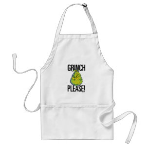 Snarky Grinch Grappige Grinch Graag citeren Standaard Schort
