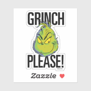 Snarky Grinch   Grappige Grinch Graag citeren Sticker