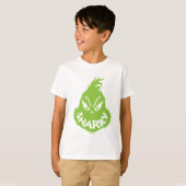 Snarky Grinch | Grinch Face T-shirt (Voorkant volledig)