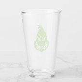 Snarky Grinch | Grinch Gezicht Glas (Achterkant)