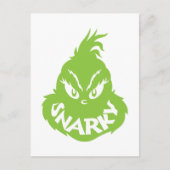 Snarky Grinch | Het Grinch Gezicht Briefkaart (Voorkant)