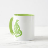 Snarky Grinch | Het Grinch Gezicht Mok (Voorkant links)