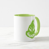 Snarky Grinch | Het Grinch Gezicht Mok (Voorkant rechts)